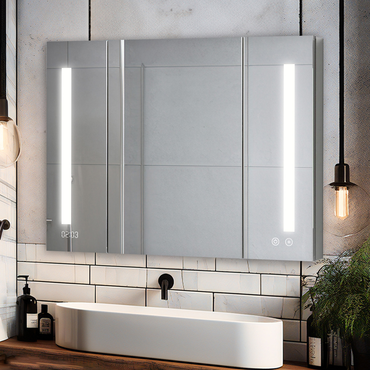 Signature Royale 36x30 LED Lighted Medicine Cabinet Signature Royale 36x30 LED Lighted Medicine Cabinet