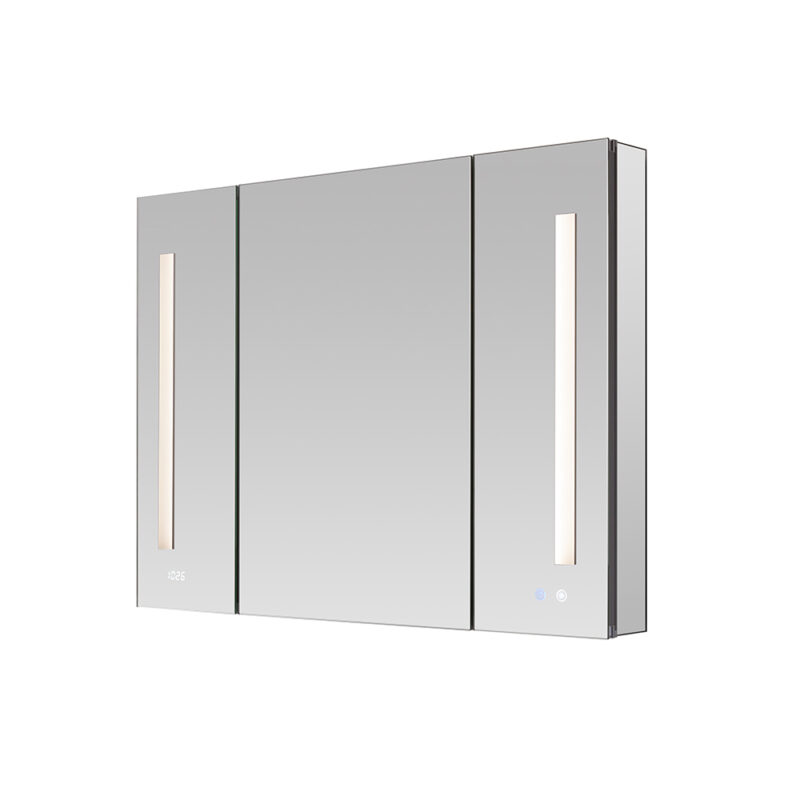 Signature Royale 40x30 LED Lighted Triple Door Medicine Cabinet