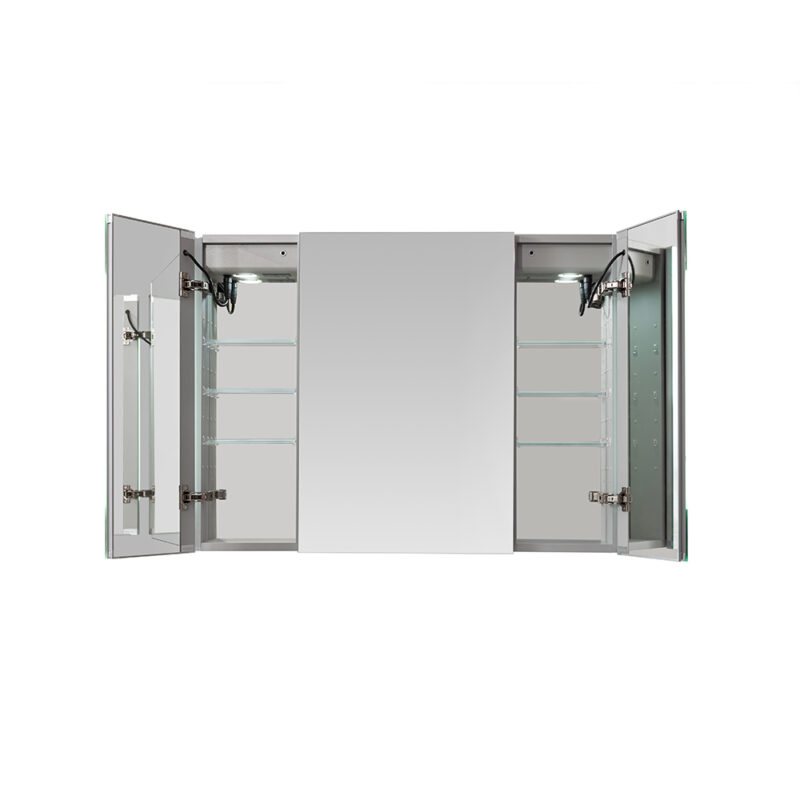 Signature Royale 40x30 LED Lighted Triple Door Medicine Cabinet