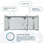 Signature Royale 60x30 LED Lighted Medicine Cabinet