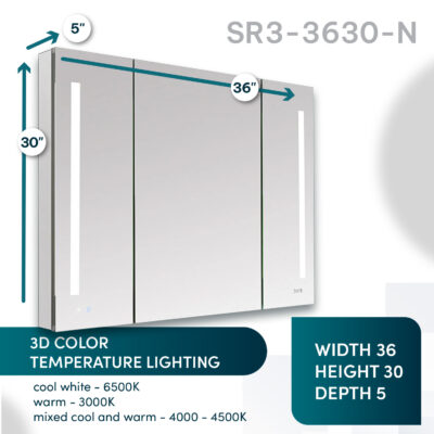 SR3-3630 Led Medicine Cabinet by Aquadom (4)