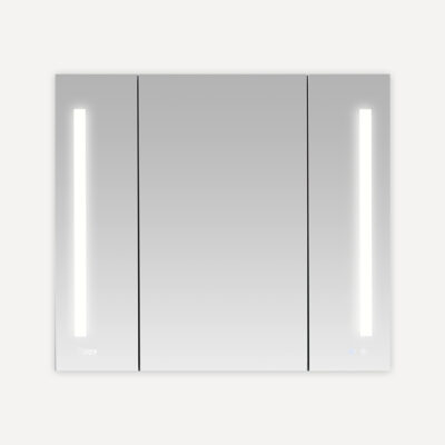 Signature Royale 36x36 LED Lighted Triple Door Medicine Cabinet