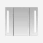 Signature Royale 40x36 LED Lighted Triple Door Medicine Cabinet