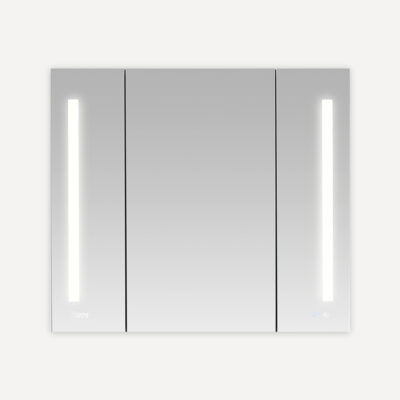 Signature Royale 40×36 LED Lighted Triple Door Medicine Cabinet