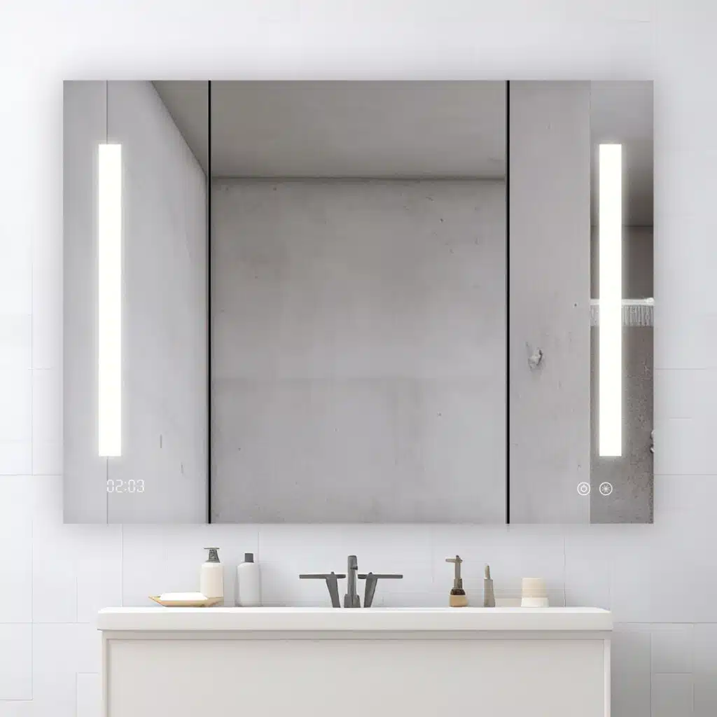 Signature Royale 48x30 LED Lighted Triple Door Medicine Cabinet