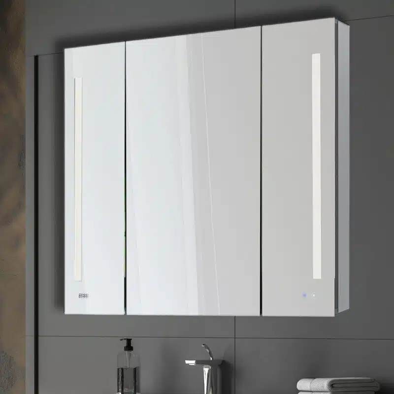 Signature Royale 48x36 LED Lighted Triple Door Medicine Cabinet