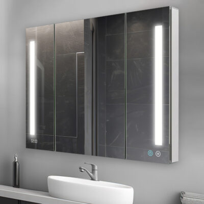 Signature Royale 48×36 LED Lighted Triple Door Medicine Cabinet