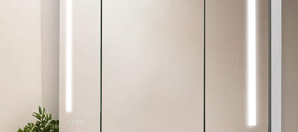 Signature Royale 40x30 LED Lighted Triple Door Medicine Cabinet