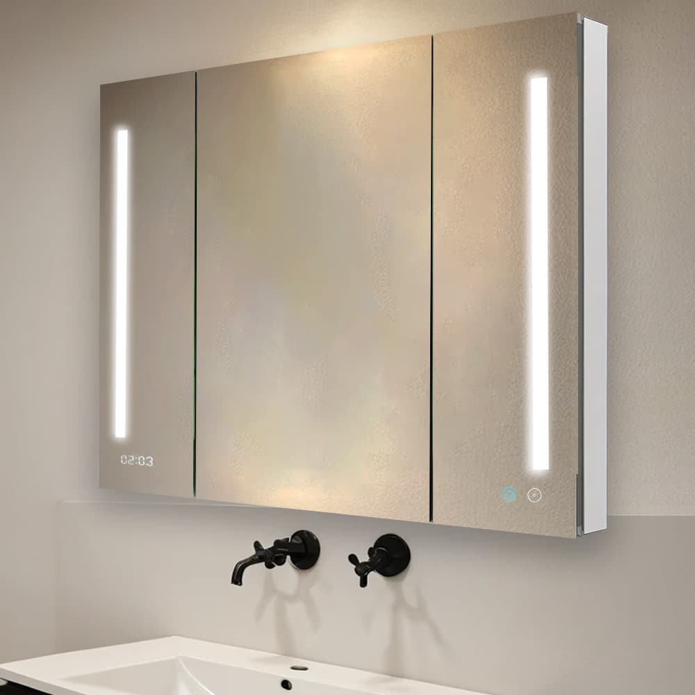 Signature Royale 40x36 LED Lighted Triple Door Medicine Cabinet Signature Royale 40x36 LED Lighted Triple Door Medicine Cabinet