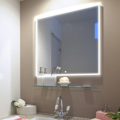 Edge 30×32 LED Lighted Bathroom Mirror