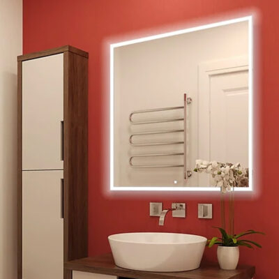 Edge 36×32 LED Lighted Bathroom Mirror