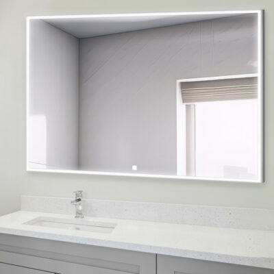 Edge 40×32 LED Lighted Bathroom Mirror