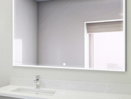 Edge 40x32 LED Lighted Bathroom Mirror