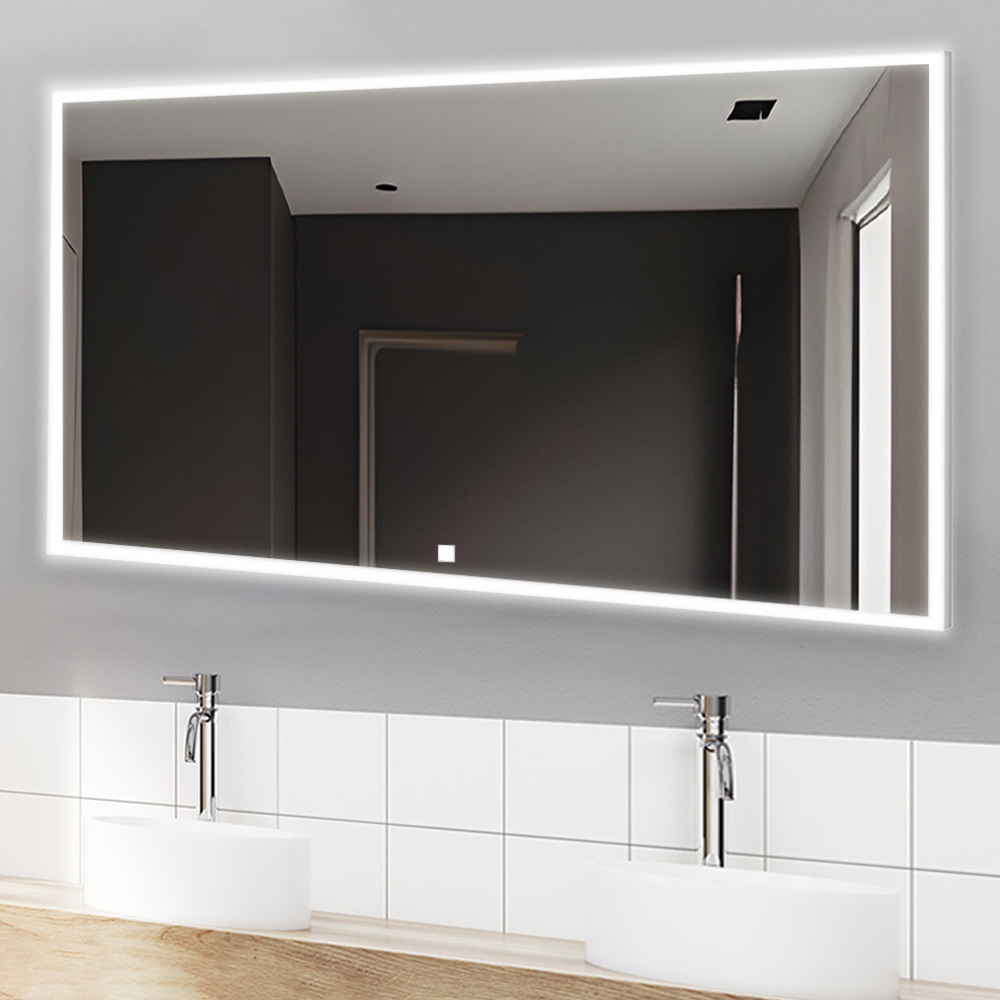 Edge 60x32 LED Lighted Bathroom Mirror Edge 60x32 LED Lighted Bathroom Mirror