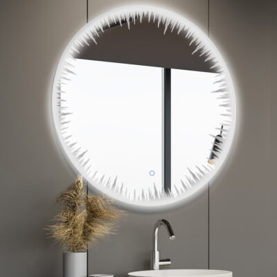 Flame 30 Inches LED Lighted Bathroom Mirror