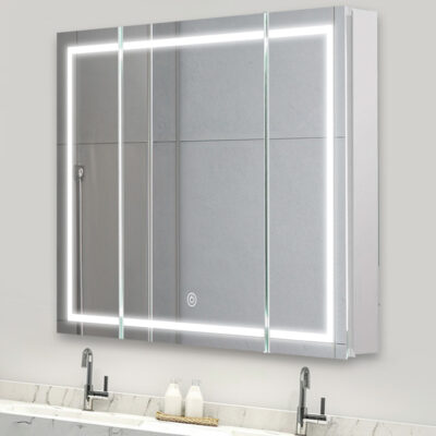 Royale Plus 48×36 LED Lighted Triple Door Medicine Cabinet