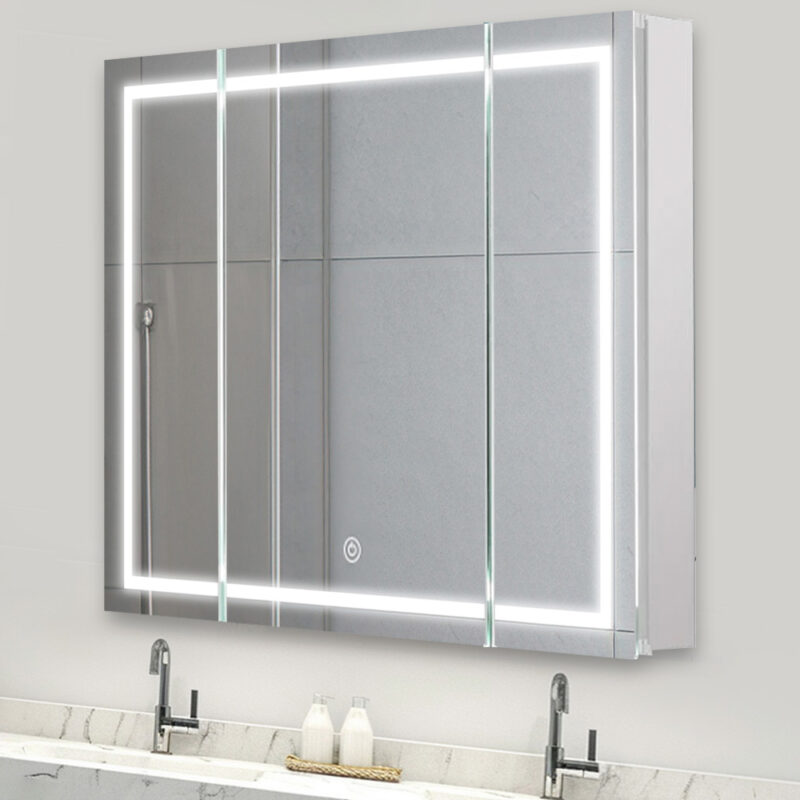 Royale Plus 48x36 LED Lighted Triple Door Medicine Cabinet