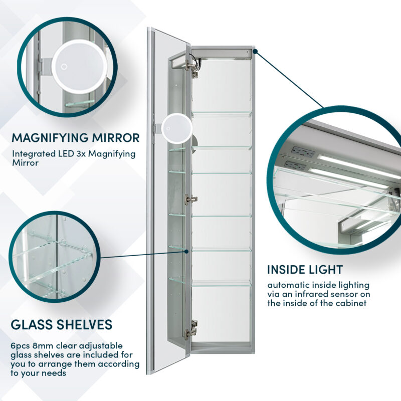 Er-1570 LED Medicine Cabinet