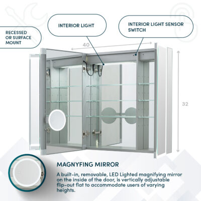 LED Cabinet EDGE ROYALE 4032 Triple Door Information (3)