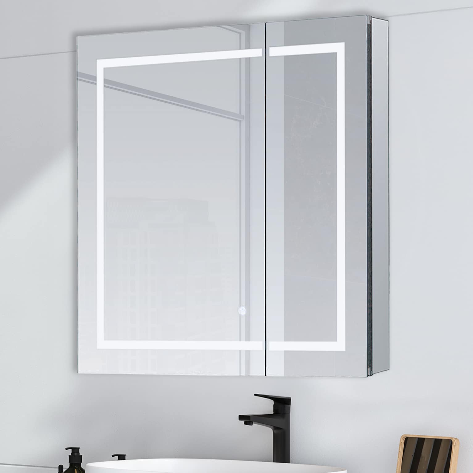 Royale Plus 30x30 LED Double Door Lighted Medicine Cabinet Royale Plus 30x30 LED Double Door Lighted Medicine Cabinet