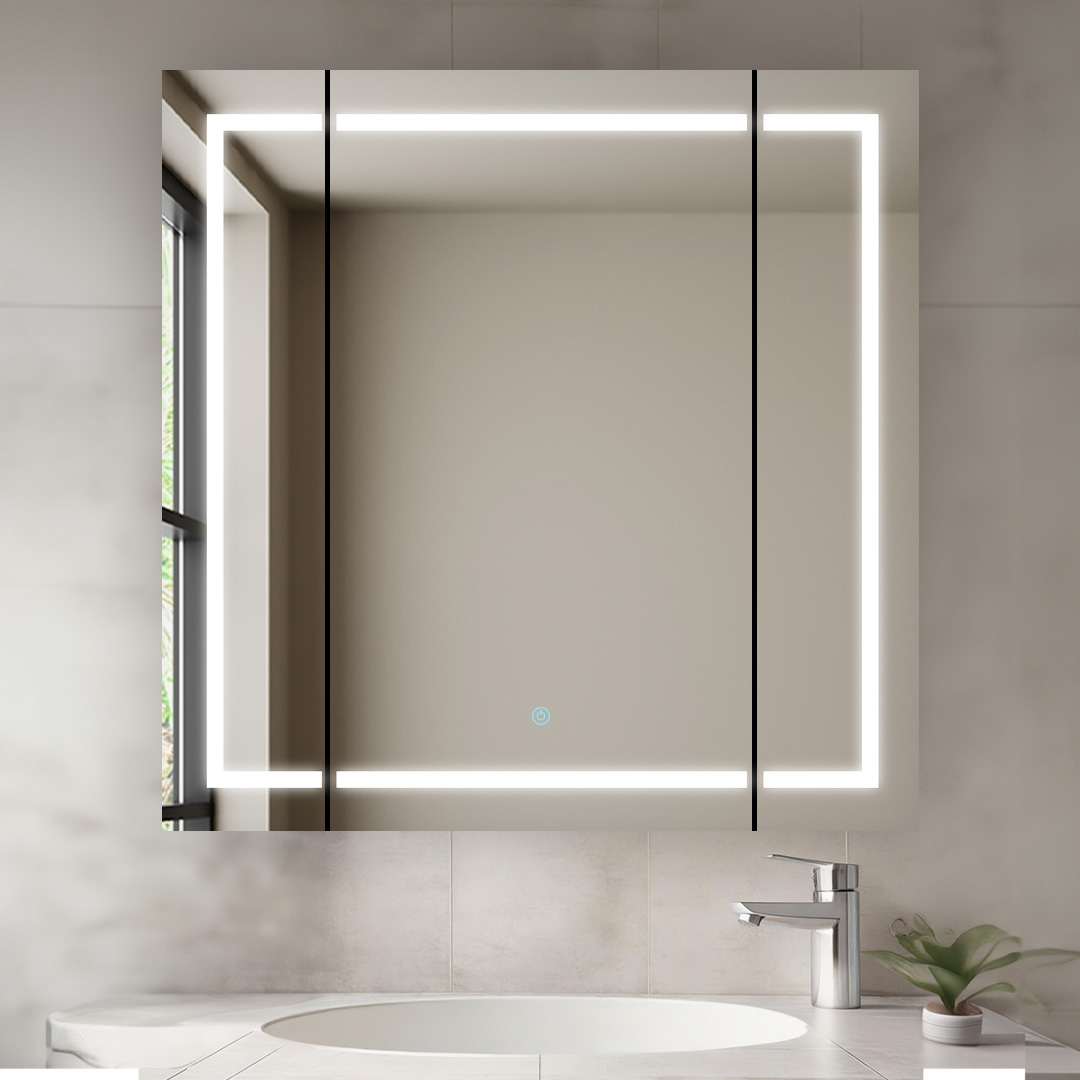 Royale Plus 36х36 LED Triple Door Lighted Medicine Cabinet