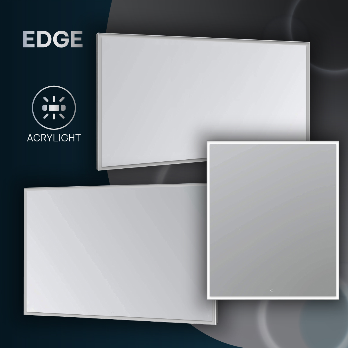 Edge LED Lighted Mirror Collection by Aquadom