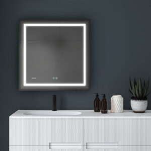 Daytona Mirror With LED Lighting For Bathroom And Home