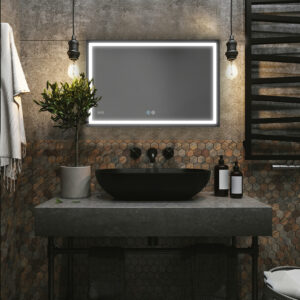 Daytona Mirror With LED Lighting For Bathroom And Home