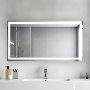 Daytona Mirror With LED Lighting For Bathroom And Home