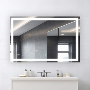 Daytona Mirror With LED Lighting For Bathroom And Home