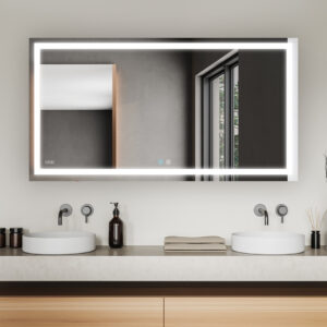 Daytona Mirror With LED Lighting For Bathroom And Home