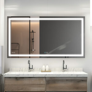 Daytona Mirror With LED Lighting For Bathroom And Home