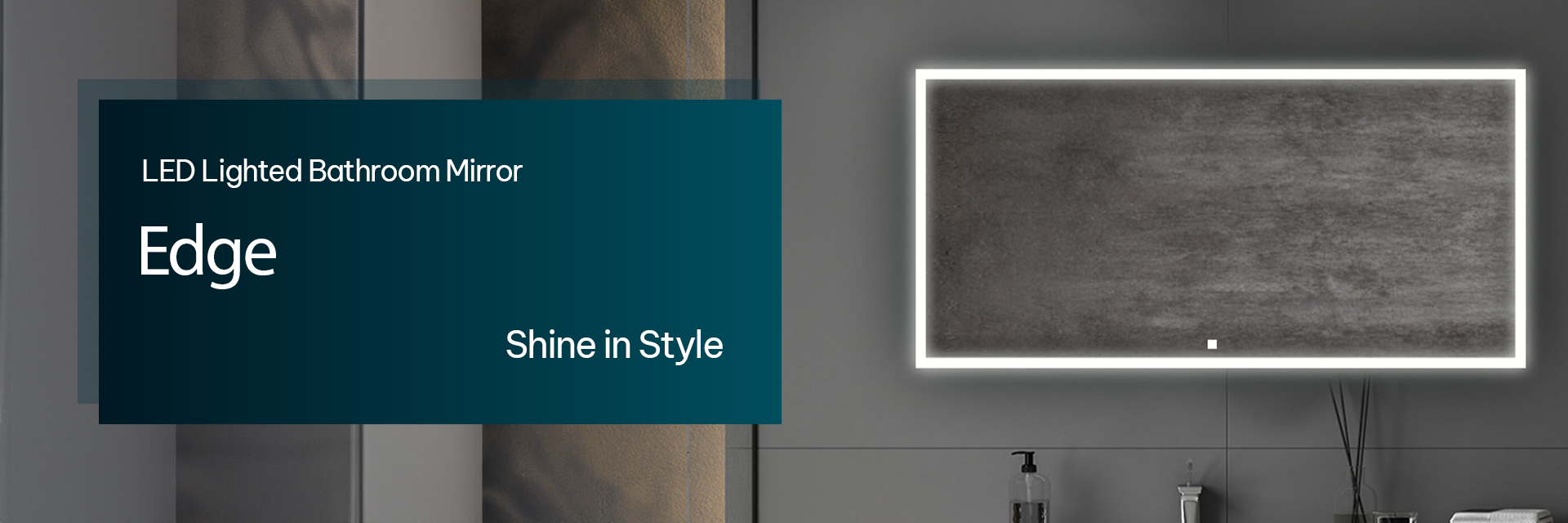 Edge LED Lighted Mirror Collection by Aquadom