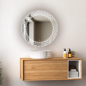 Frost Round LED Mirror For Bathroom Collection