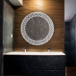 Frost Round LED Mirror For Bathroom Collection