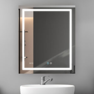 Daytona Mirror With LED Lighting For Bathroom And Home