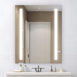 Royale Basic Q LED Medicine Cabinet Collection: Lighted Cabinets With Dimmer And Defogger