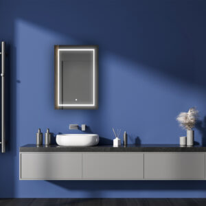 Royale Basic Q LED Medicine Cabinet Collection: Lighted Cabinets With Dimmer And Defogger