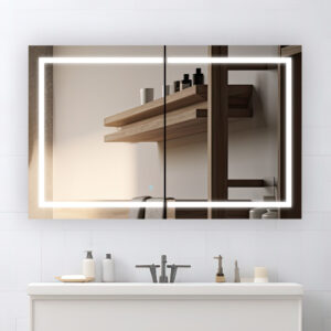 Royale Plus LED Medicine Cabinet Collection With Dimmer And Defogger