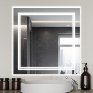 Soho LED Lighted Vanity Mirror With Dimmer And Defogger