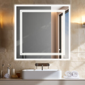 Soho LED Lighted Vanity Mirror With Dimmer And Defogger