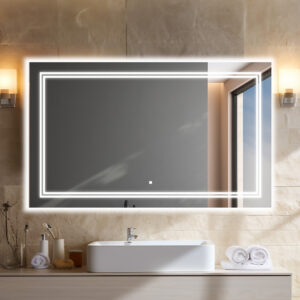 Soho LED Lighted Vanity Mirror With Dimmer And Defogger