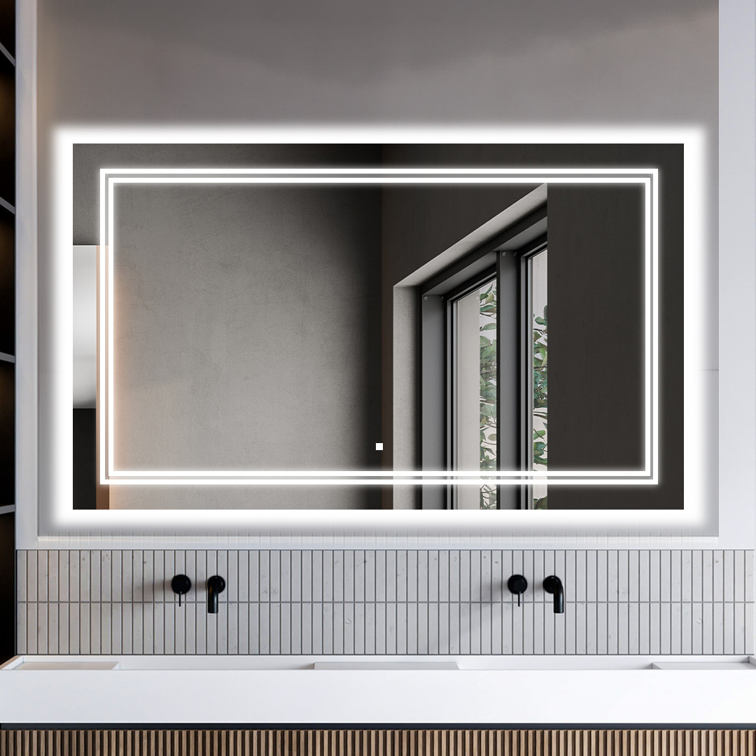 USB Port Bathroom Mirrors: Charge & Groom with Aquadom