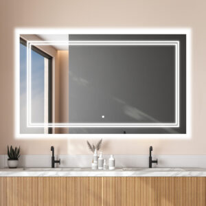 Soho LED Lighted Vanity Mirror With Dimmer And Defogger