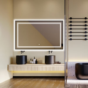 Soho LED Lighted Vanity Mirror With Dimmer And Defogger