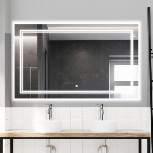 Soho LED Lighted Vanity Mirror With Dimmer And Defogger