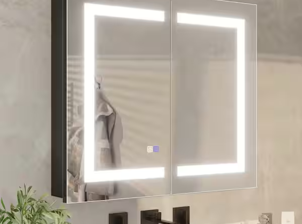 The Future of Bathroom Design: LED Medicine Cabinets and Mirrors