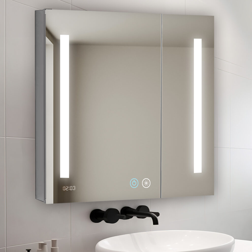 USB Port Bathroom Mirrors: Charge & Groom with Aquadom