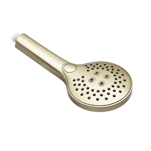 AQUADOM ZEN Three Function Thermostatic Exposed Shower System with Round 10"x1/5" Rain Shower Head and 3 Functions Hand Shower and Tub Spout