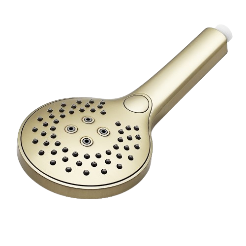 AQUADOM ZEN Three Function Thermostatic Exposed Shower System with Round 10"x1/5" Rain Shower Head and 3 Functions Hand Shower and Tub Spout